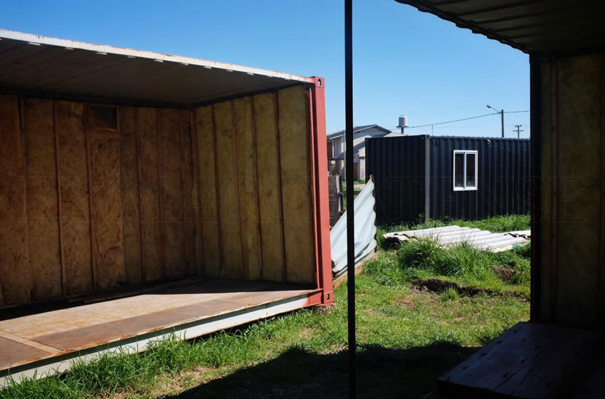 Contenedores es la nueva modalidad de casas en el Sur de Mar del Plata